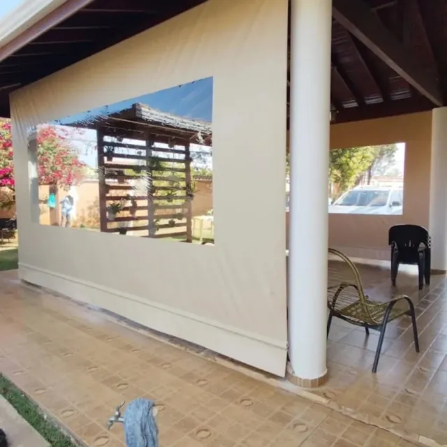 Toldo cortina com visor — imagem 1