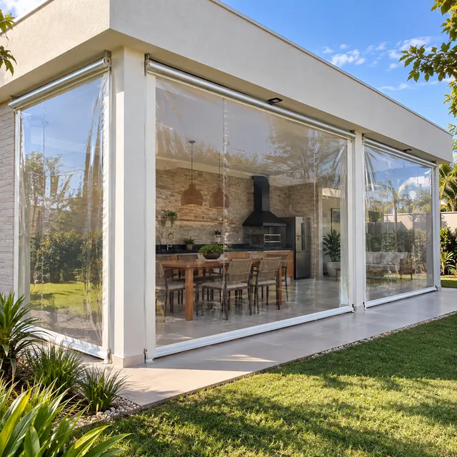 Toldo Cortina de Lona PVC Fechada — referência visual da família de produtos