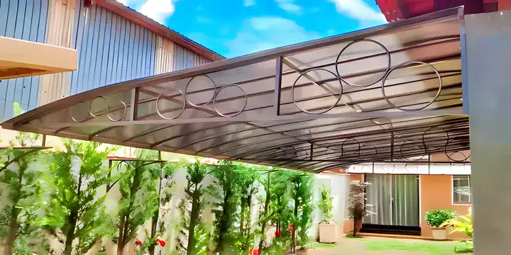 Cobertura de Policarbonato Alveolar — referência visual da família de produtos