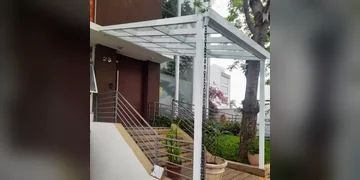 Pergolado com Estrutura Reforcada: aplicação 3