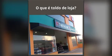 Toldo para Loja: aplicação 2