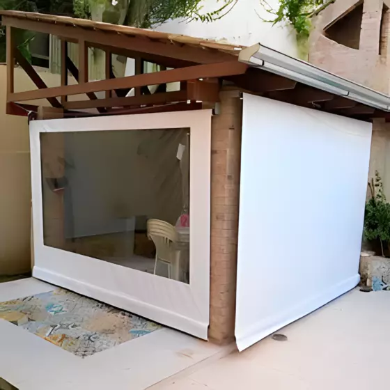 Toldo com Tela Screen em Jandira instalado - Toldos Forte