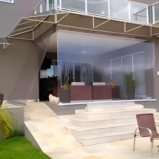 Aplicação residencial de Toldo com Tela Screen em Jandira - Toldos Forte