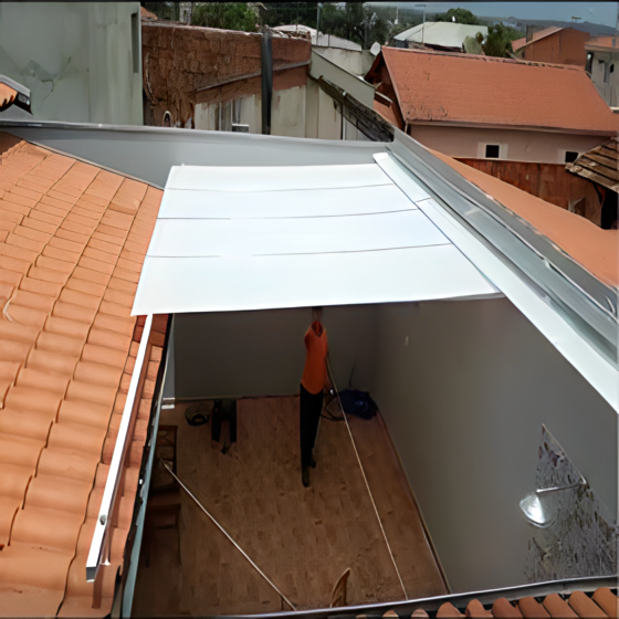 Sistema de Cobertura Abre e Fecha Para Corredor em Charqueada - Toldos Forte