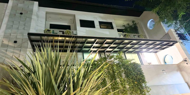 Pergolado de alumínio moderno