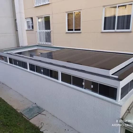 Vidro temperado em Toldo Correr Vidro em Capivari (SP) - Toldos Forte